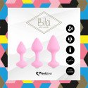 Bibi Set di 3 Plug anale Rosa