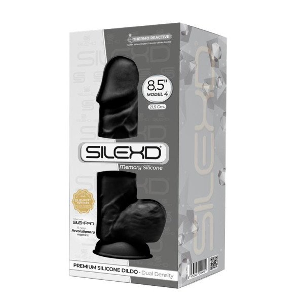 Dildo Doppia Densità Mod. 4 - 8,5 Nero