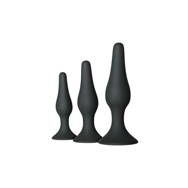 Buttplug Set di 3 Nero