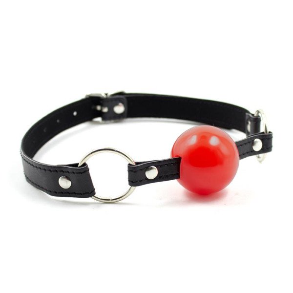 Ball Gag Nero/Rosso