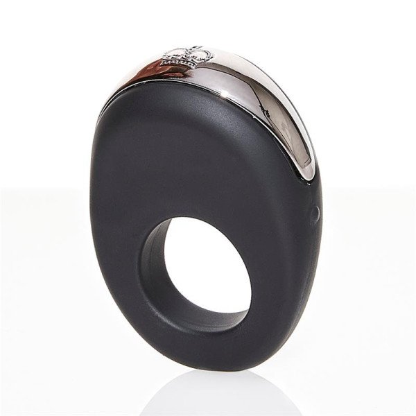 Anello vibrante per il pene Atom Black