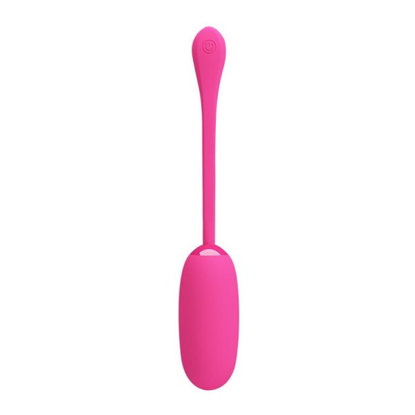 Uovo vibrante Julius USB in silicone rosa