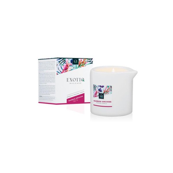 Candela da massaggio Orchidee di bambù - 200g