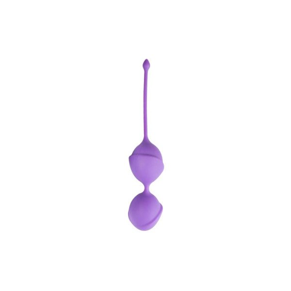 Palline vaginali doppie in silicone - viola