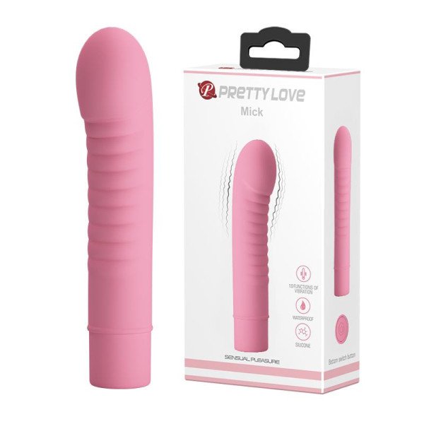 Stimolatore Mick in silicone rosa