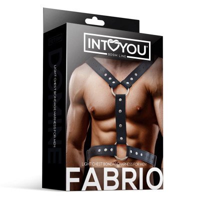 Fabrio Arnes Masculino para Bondage Cuero Vegano