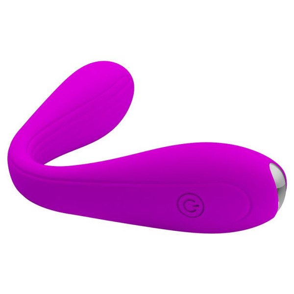 Yedda Vibratore pieghevole USB in silicone viola