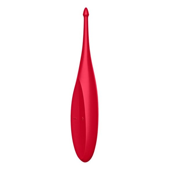 Vibratore Twirling Fun Tip Silicone USB Rosso