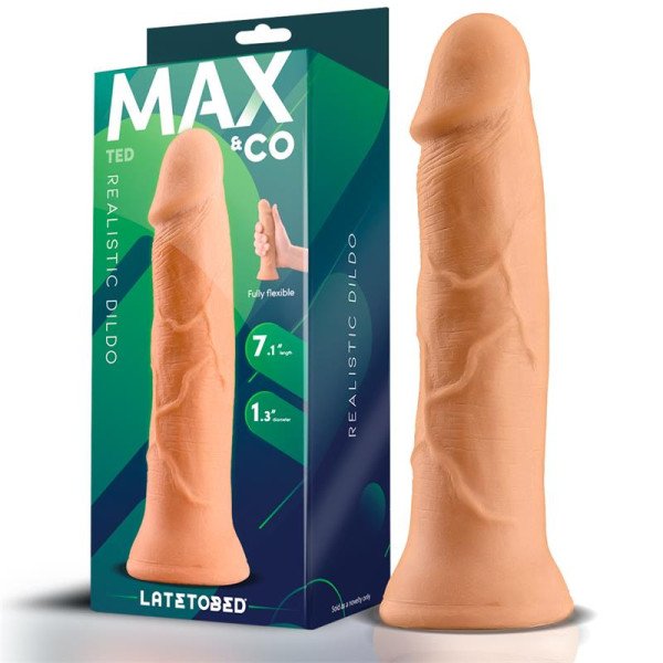 Ted Dildo Realistico 18 cm Carne