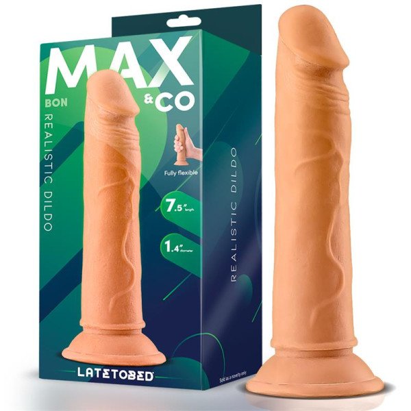 Dildo realistico Bon con ventosa 19 cm color carne