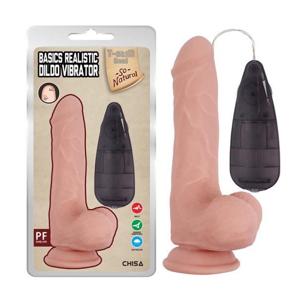 Dildo vibrante realistico cm 20