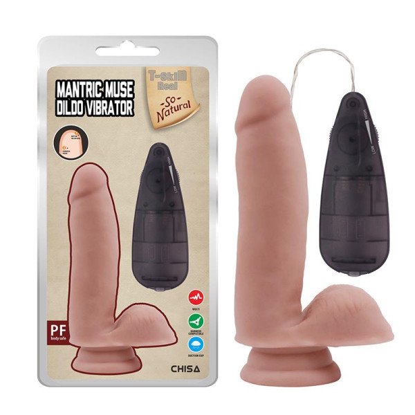 Dildo vibrante realistico Mantric Muse cm 17,5