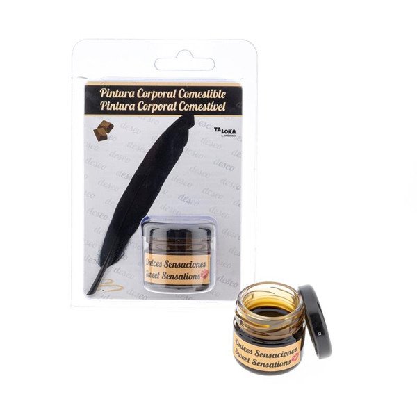 Vernice commestibile per il corpo al gusto di cioccolato