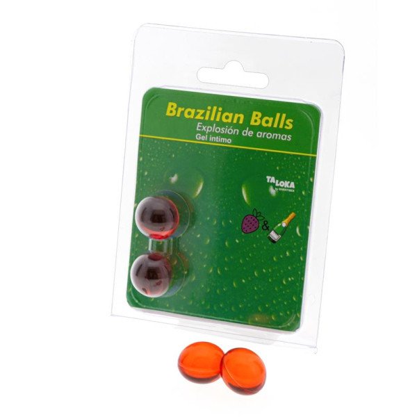 Set da 2 Brazilian Balls Explosion all’aroma di fragola e champagne