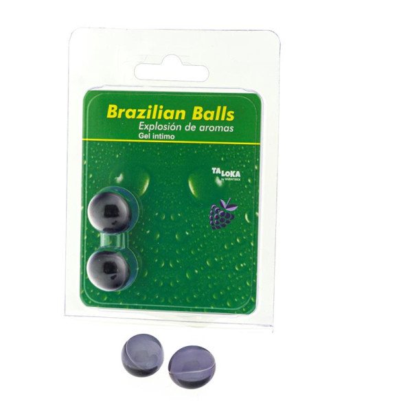 Set da 2 palline brasiliane aroma frutti rossi