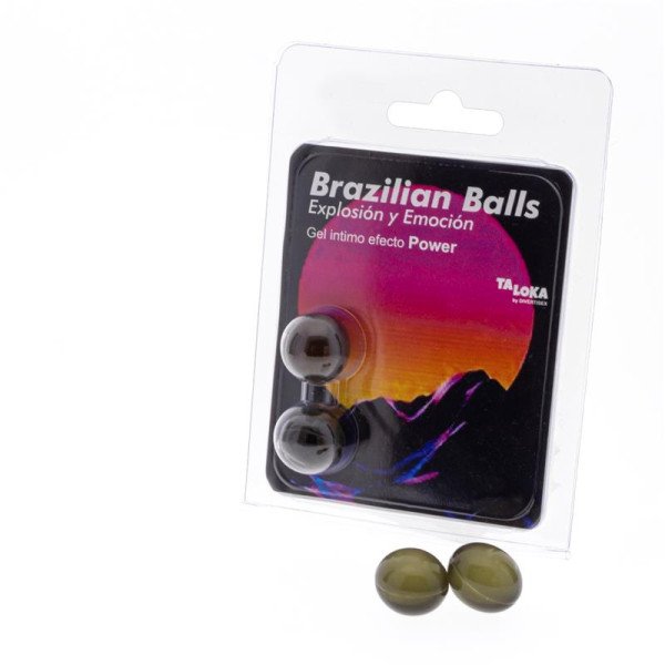 Set di 2 Palline Brasiliane Gel Power Effect