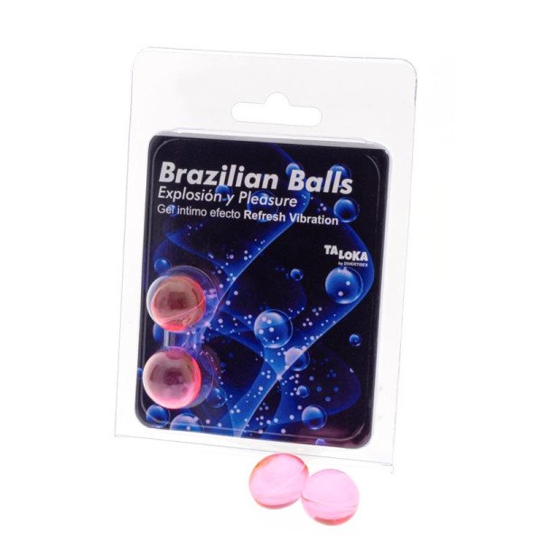 Set da 2 Palline Brasiliane rinfrescanti con effetto vibrante