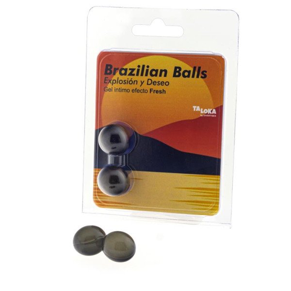 Set 2 Palline Brasiliane Gel Effetto Fresco