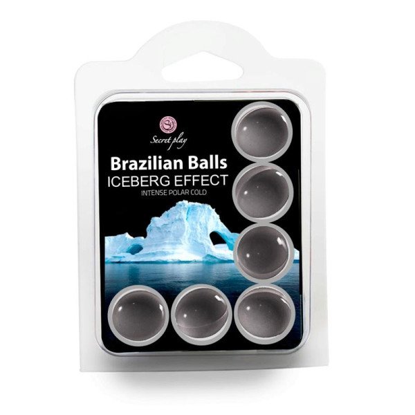 Set di 6 Brazilian Balls Effetto Freddo Iceberg