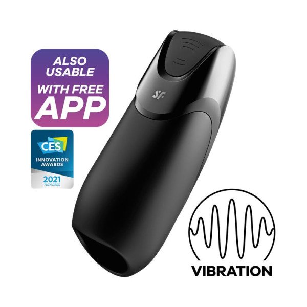 Masturbatore uomo a vibrazione con APP Satisfyer Connect