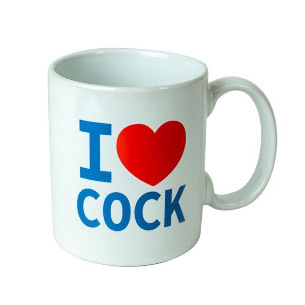 Tazza in ceramica I Love Cock