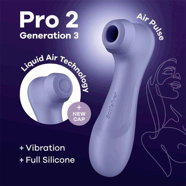 Pro 2 Gen 3 Tecnologia ad aria liquida Aspirazione e vibrazione Lilla