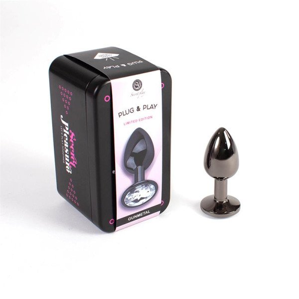 Gunmetal Butt Plug Size S