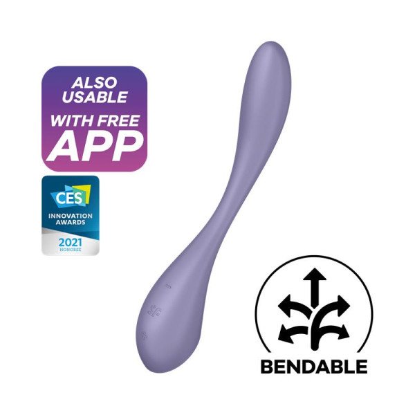 Vibratore multiplo G-Spot Flex 5+ con APP Satisfyer Connect - Lilla