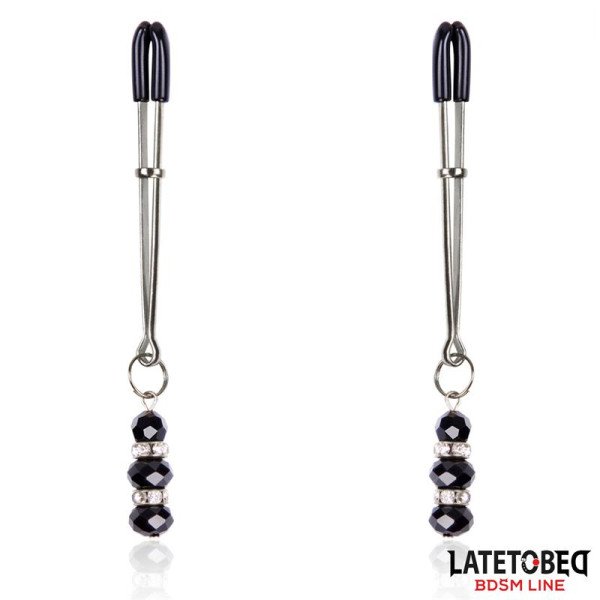 Nipple Clamps with Glass Beads