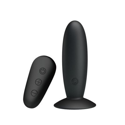 Mr Play Plug Anal con Vibracion y Control Remoto USB