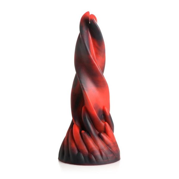 Dildo con lingue intrecciate con bacio dell'inferno