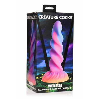 Dildo Unicornio Brilla en la Oscuridad