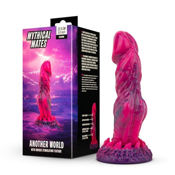 Another World Dildo rosa e viola