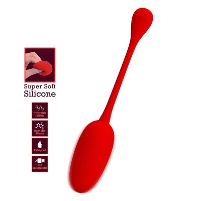 Knucker Uovo Vibratore Rosso  %separator%  %shop-name%