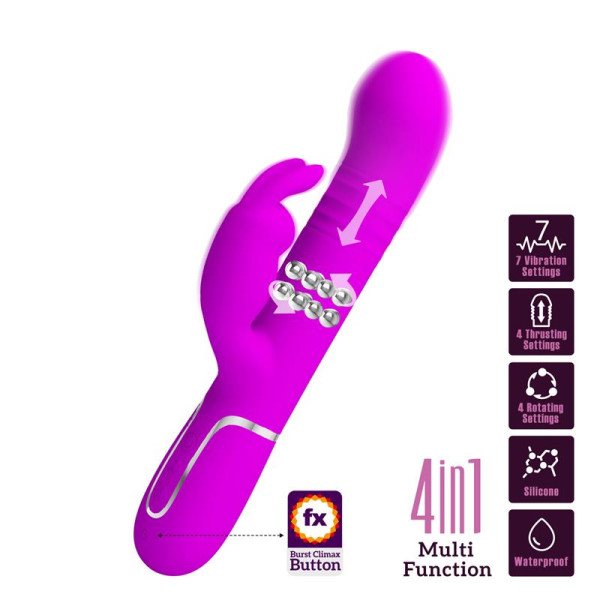 Coale Thrusting and Rotating Rabbit Vibrator USB