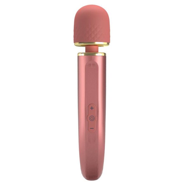 Vibrating Wand USB Silicone Pink