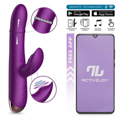 Sendel Vibrador con Anillo de Bolas Internas Up and Down y Pulsacion con App