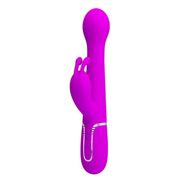 Vibratore con Thrusting e Palline Rotanti Dejon Rosa