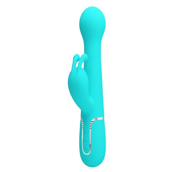 Vibratore con Thrusting e Palline Rotanti Dejon Turchese