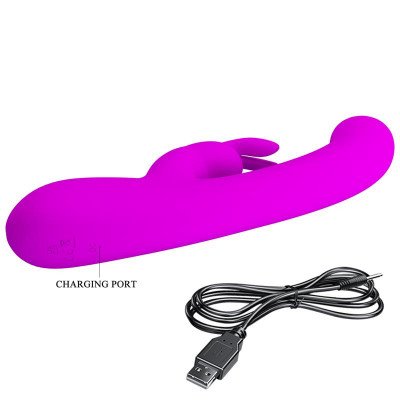 Lamar Vibrador Rabbit Punto G Violeta