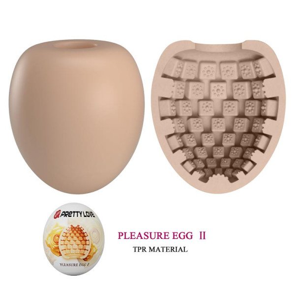 Uovo Masturbatore Pleasure Egg II Arancione