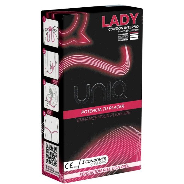 Preservativi femminili Lady senza lattice 3 pz.