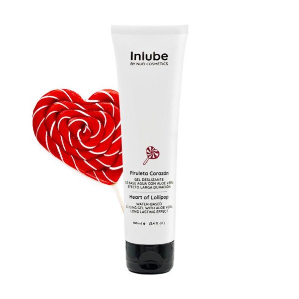 Lubrificante a base d'acqua Nuei Inlube Lollipop da 100 ml