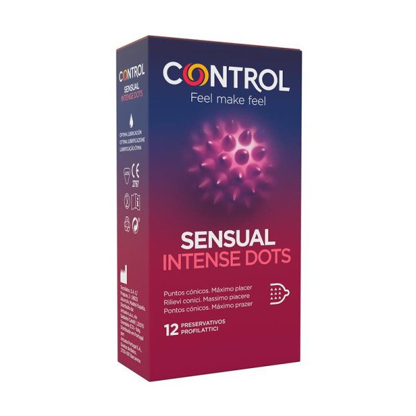 Preservativi Sensual Intense Dots 12 pz