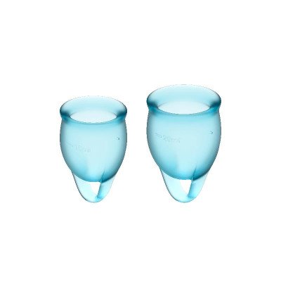 Coppette Mestruali Feel Confident Light Blue Confezione da 2  %separator%  %shop-name%
