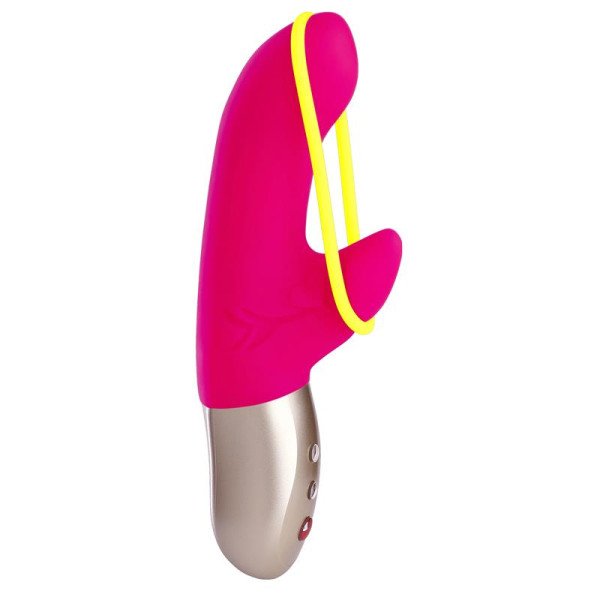 Amorino Vibratore del Punto G Rosa/Giallo fluo