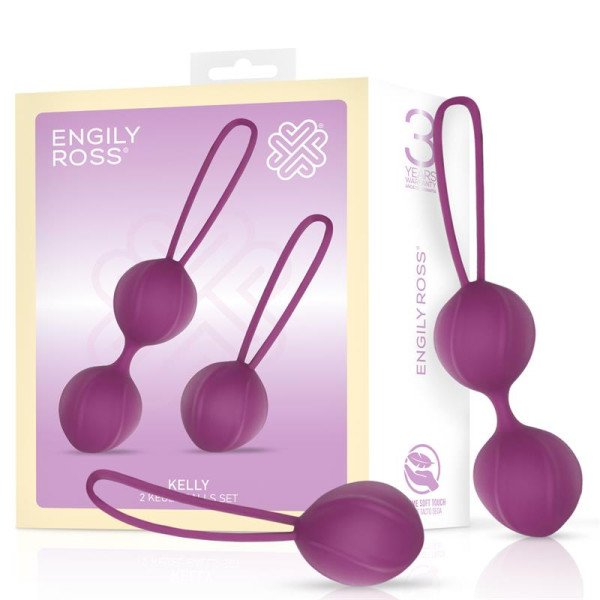 Palline Kelly Kegel in silicone viola