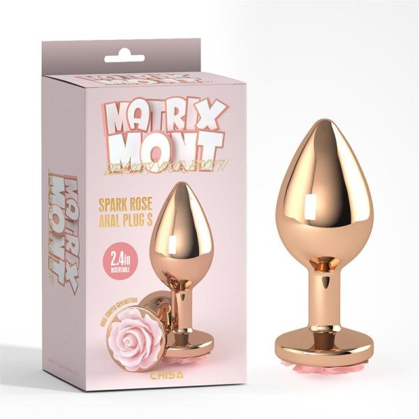 Spark Rose: plug anale - Taglia S