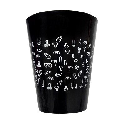 Vaso Plastico Dibujo Penes 500ml