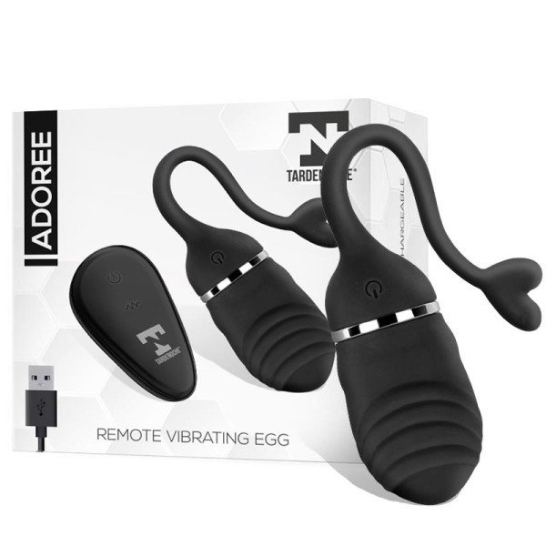 Adoree Uovo Vibrante USB Telecomando USB Silicone